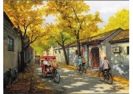 面粉机撷英：走在秋天的小弄里